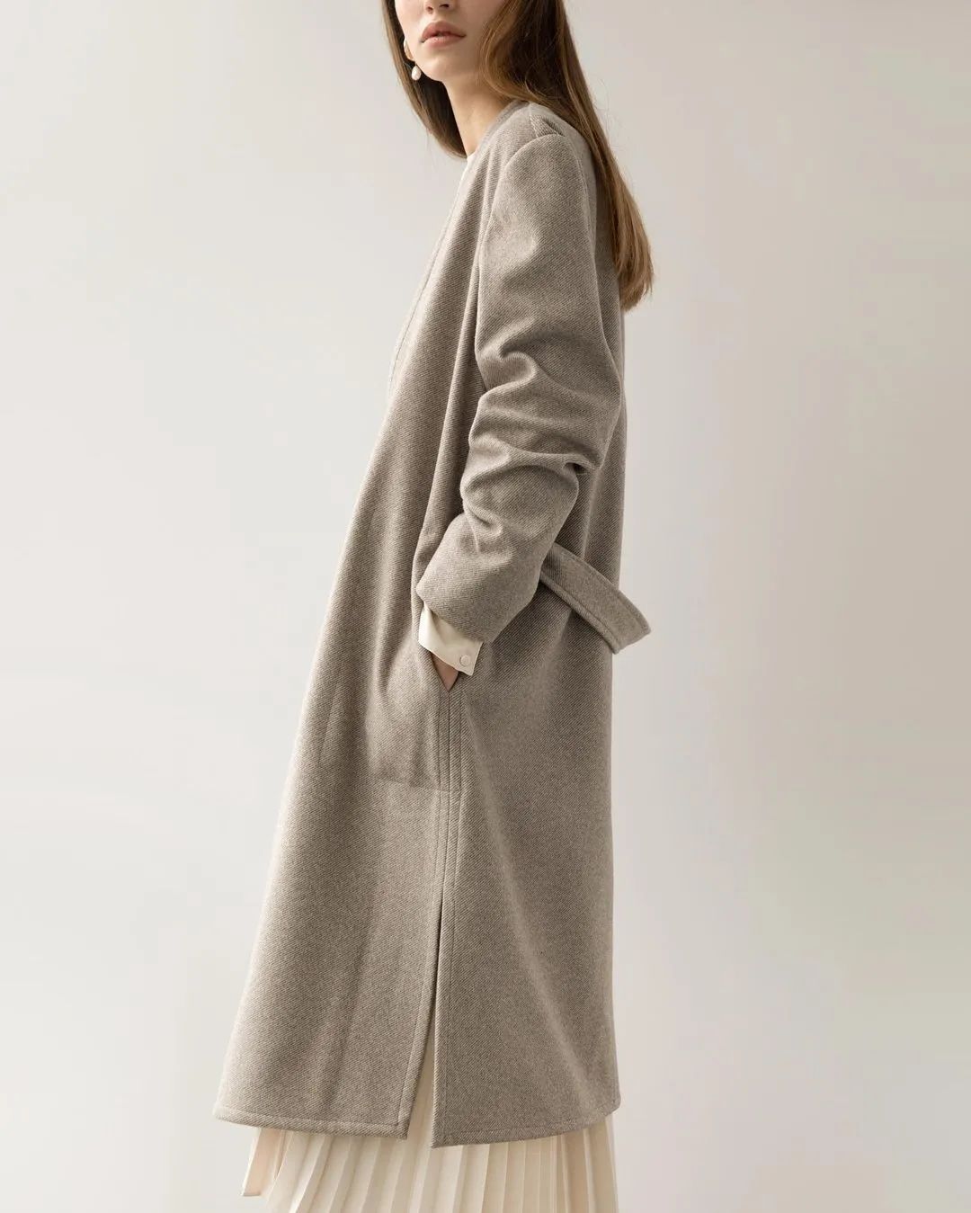 显高毛呢大衣,毛呢大衣正确穿搭