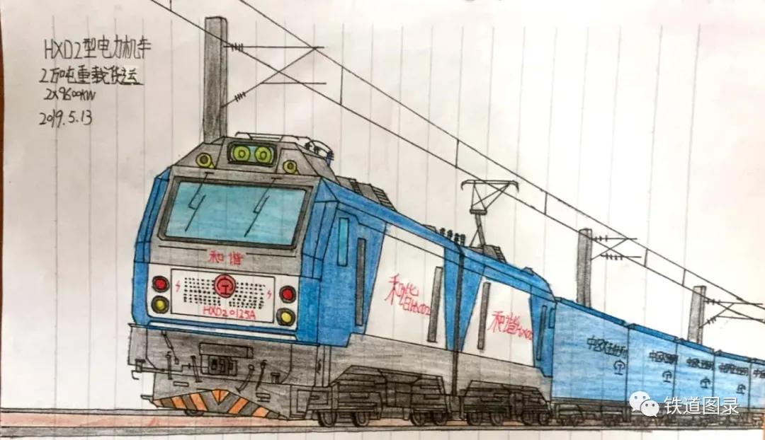 铁路人文：手绘火车