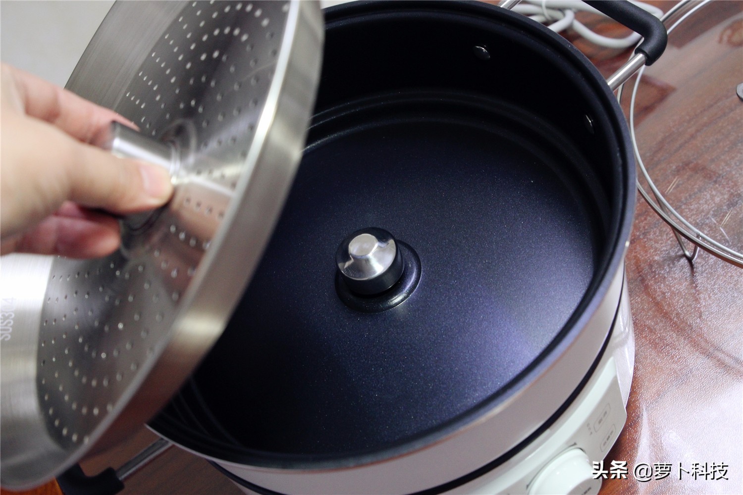 智能升降蒸饭锅,自动升降蒸饭一体锅