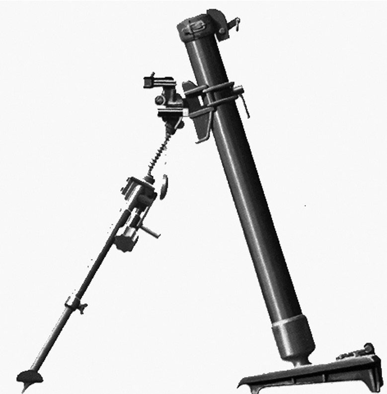 二战时期德国60毫米迫击炮,美军60毫米迫击炮大战日军掷弹筒