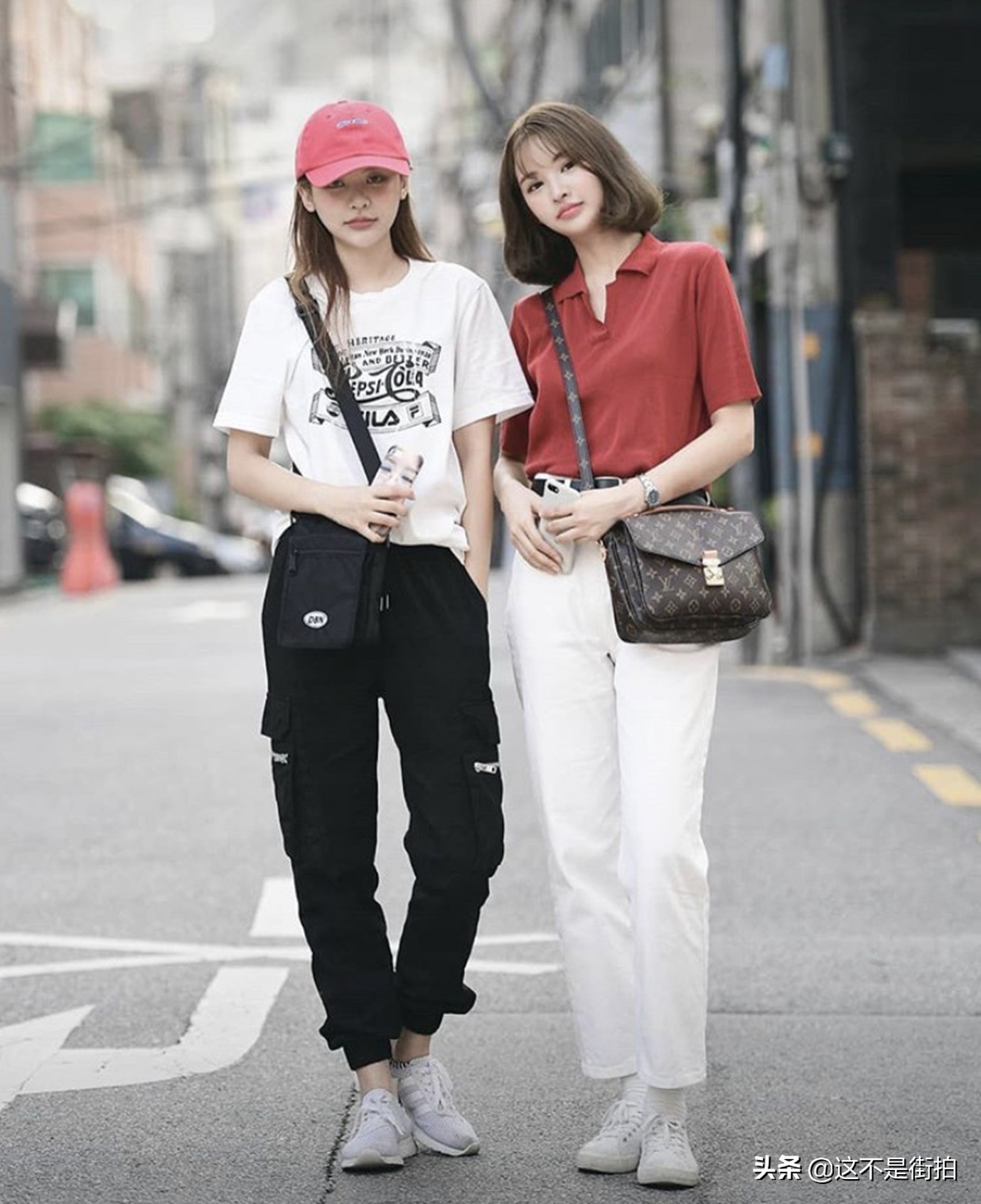 韩国街拍穿搭冬天轻熟女,韩国街拍闺蜜装