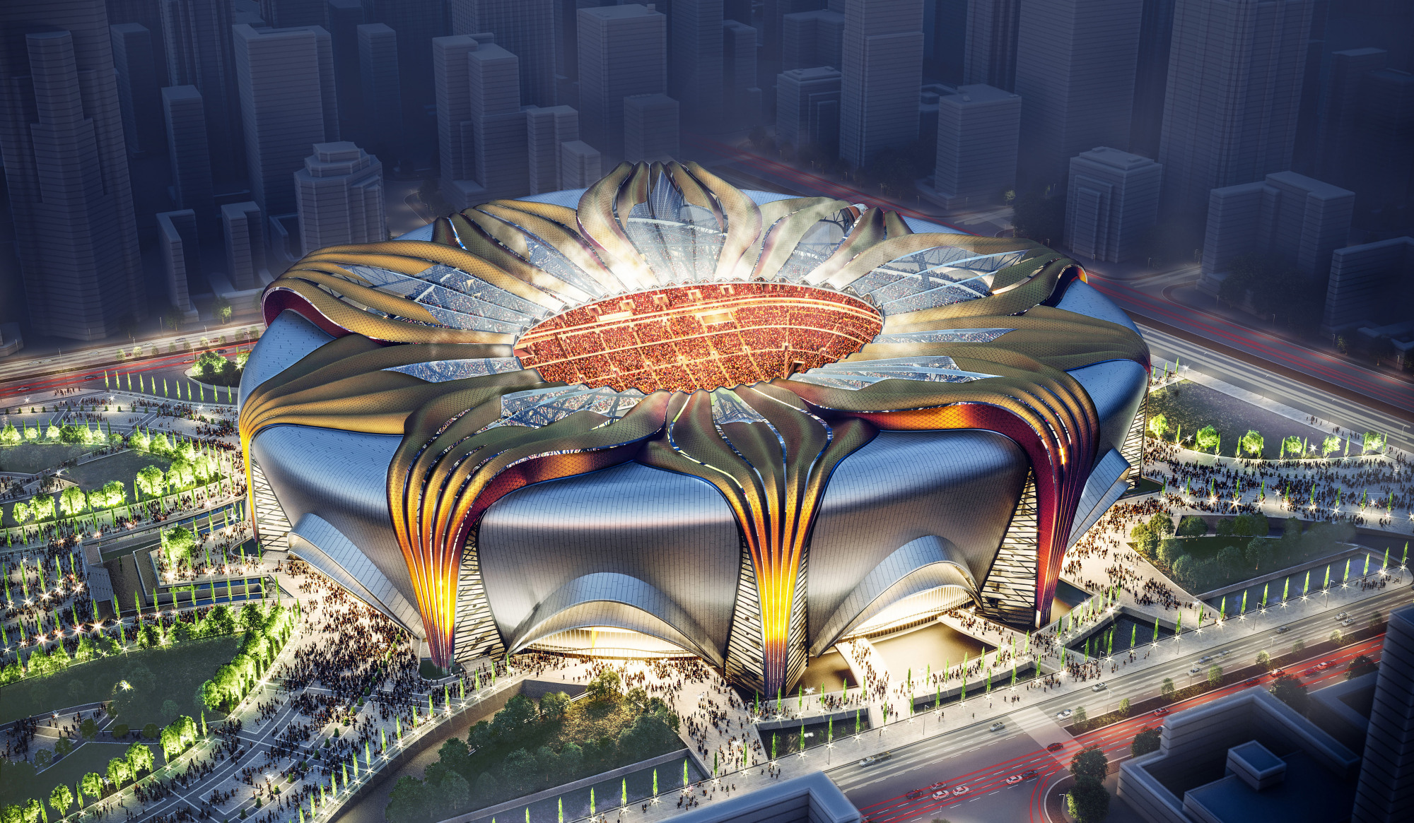 许家印恒大球场开工了吗,许家印设计的恒大新球场