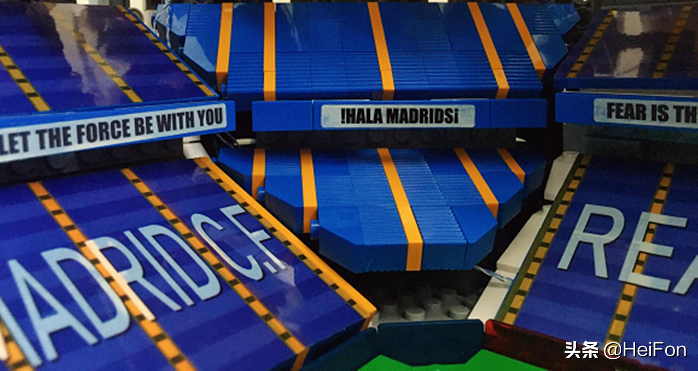 用乐高做足球场,乐高圣地亚哥伯纳乌