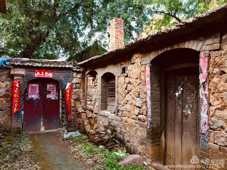 新安县铁门镇庙头村新旧照片对比,新安县庙头村的老照片