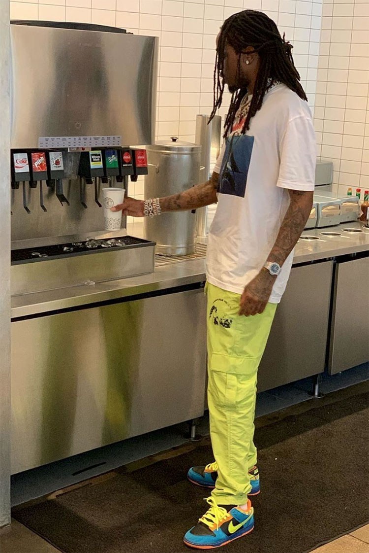 明星上脚dunk冰淇淋,明星上脚的nike