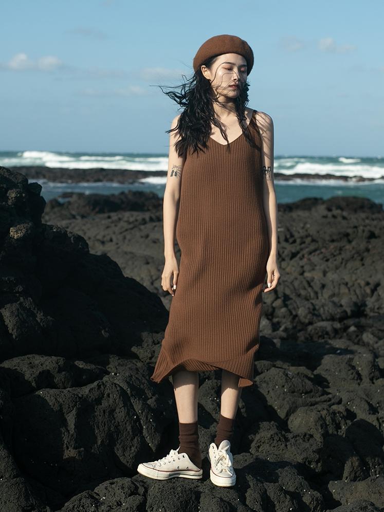 韩系穿搭宽松咖色,秋冬穿搭今年最流行的咖色