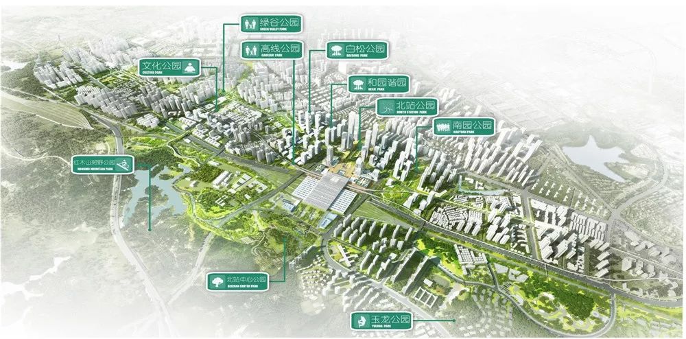 最新的深圳北站中心公园视频,深圳北站中心公园开放时间