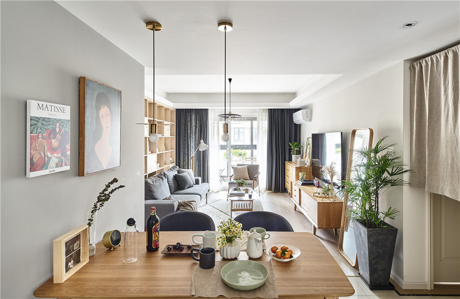 融创96平现代轻奢装修风格,大连融创海逸长洲5期带装修