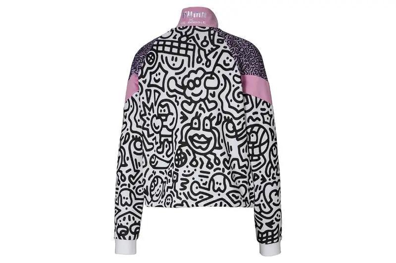 puma新款涂鸦红蓝两个配色,puma新款涂鸦