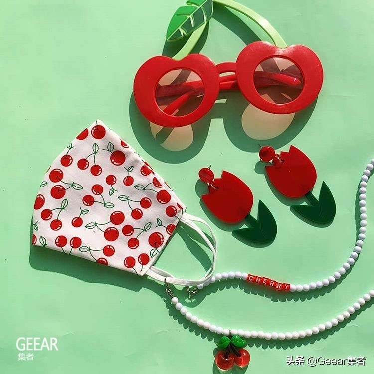 韩国流行潮色口罩,韩国时尚口罩