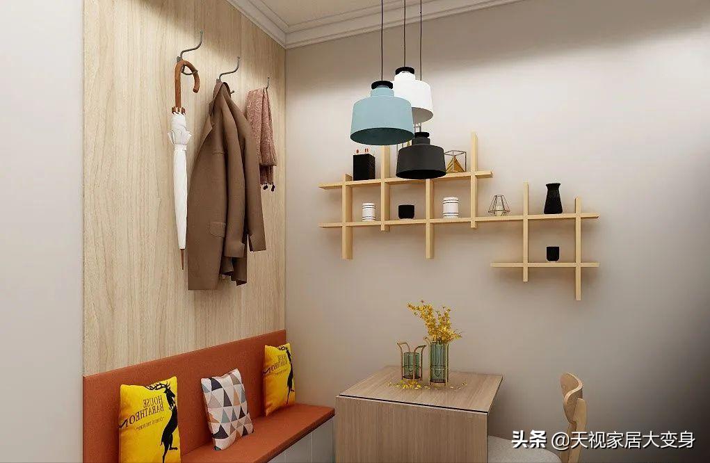 两室一厅卧室太小怎么改造,13平的主卧怎样改成2个卧室