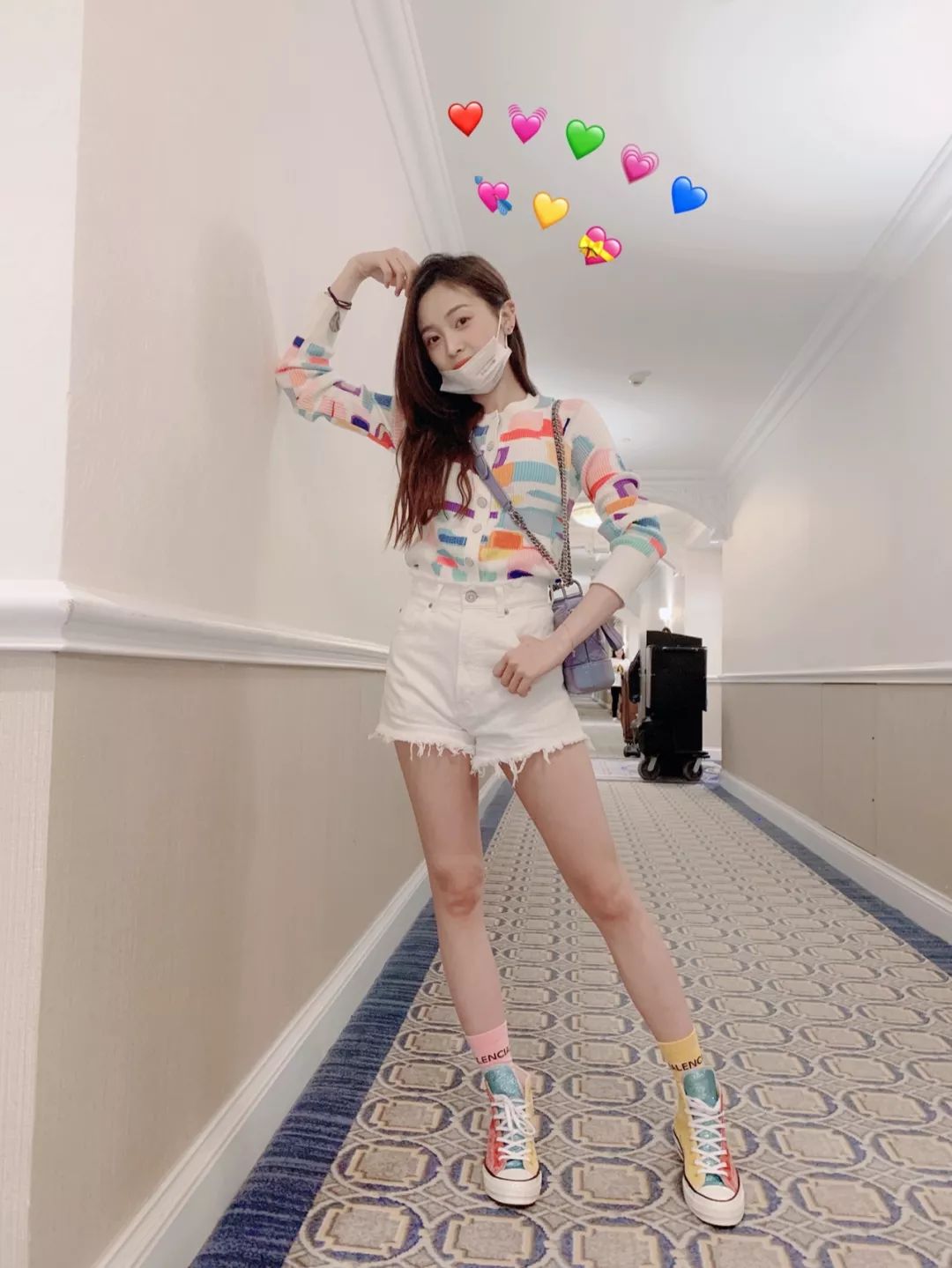 杨幂款袜子,杨幂袜子穿搭