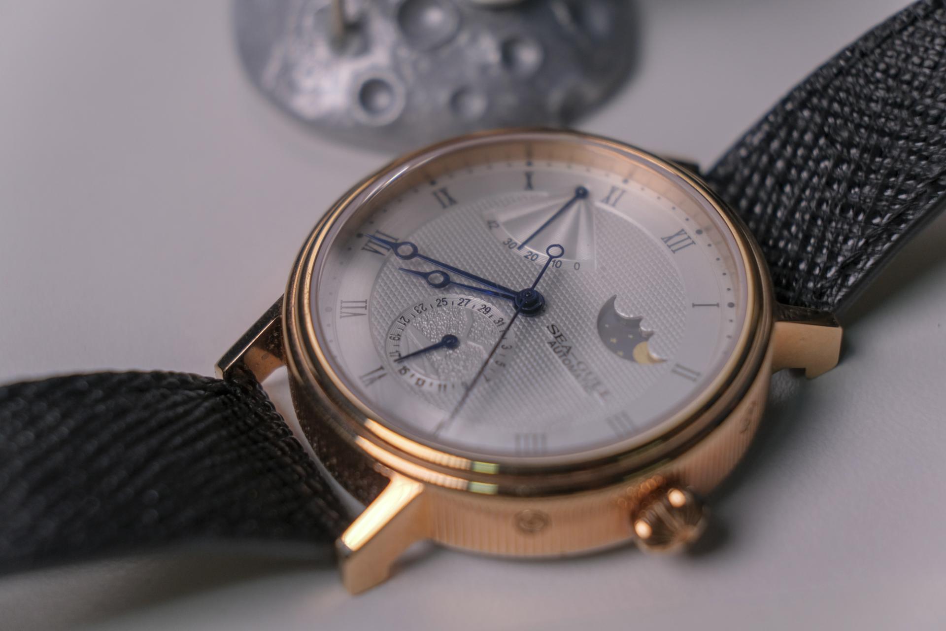 海鸥月相文创礼盒,海鸥月相系列机械腕表