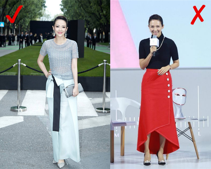 肩宽胯窄的女生穿衣搭配,肩宽胸小女生穿搭技巧