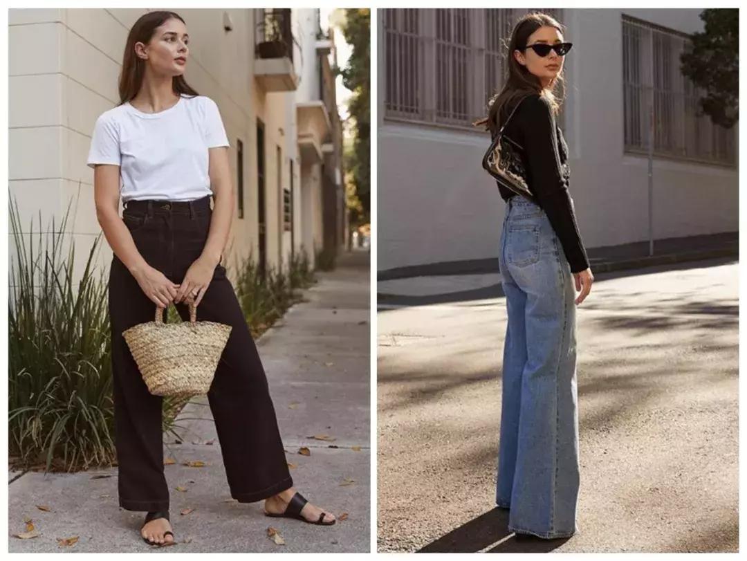 阔腿裤测评155,试了30多条裤子一件没买