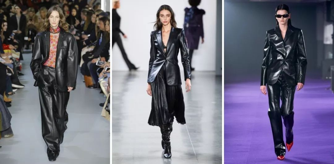 中式盘扣皮衣女刘雯,刘雯皮衣穿搭大合集