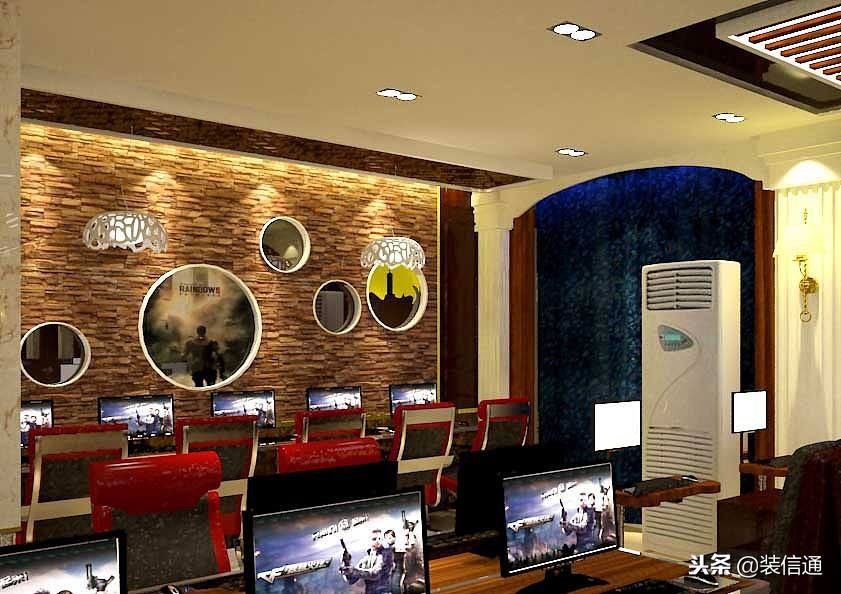 深圳网咖装修设计费用,陕西网咖室内设计多少钱