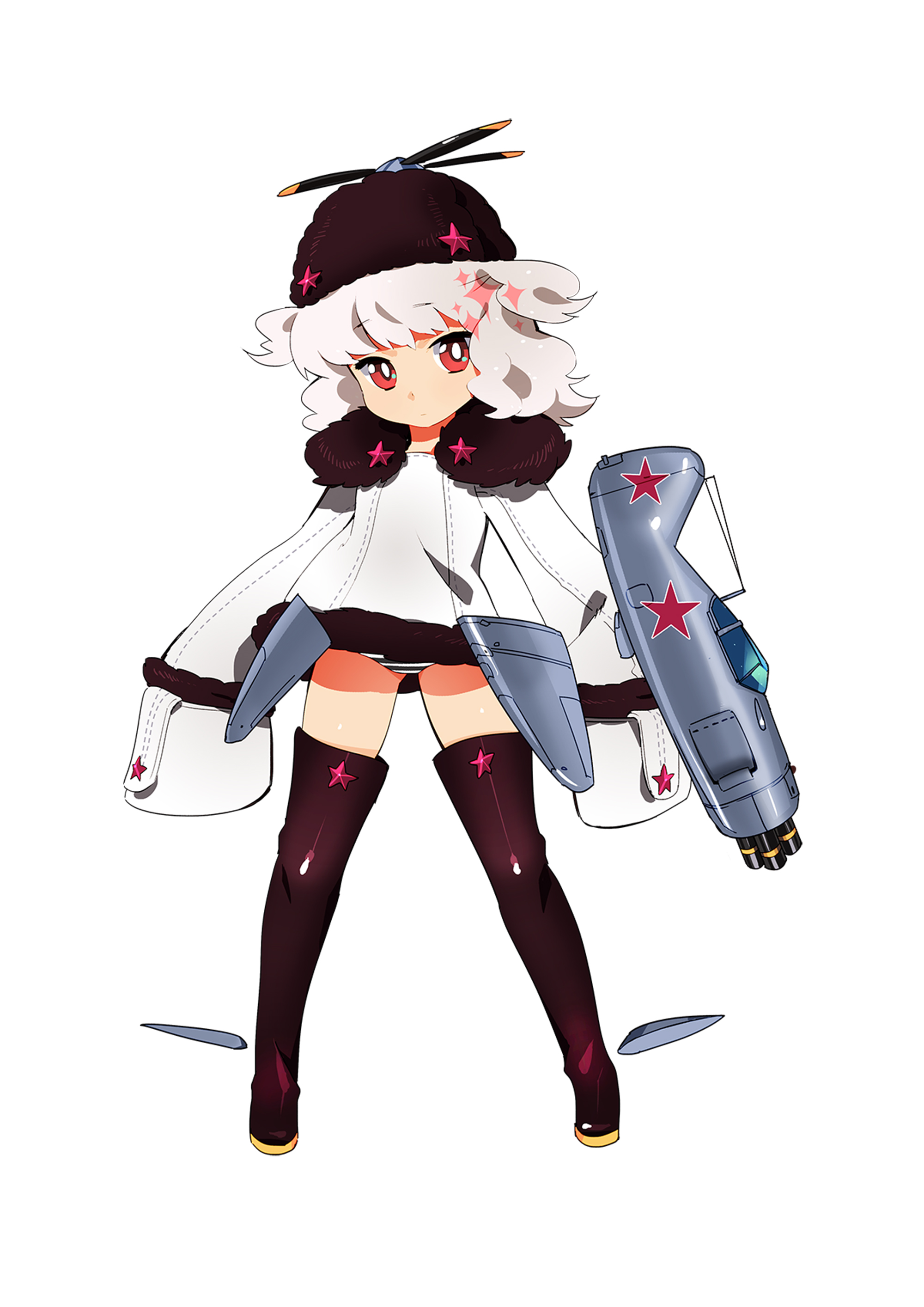 《苍穹战线》精美立绘原画插画卡牌欣赏，超过百种萌点各异的机娘