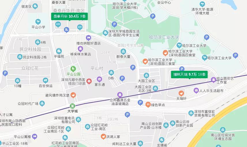 西丽湖国际科教城融合创新中心,西丽湖国际科教城石壁龙片区