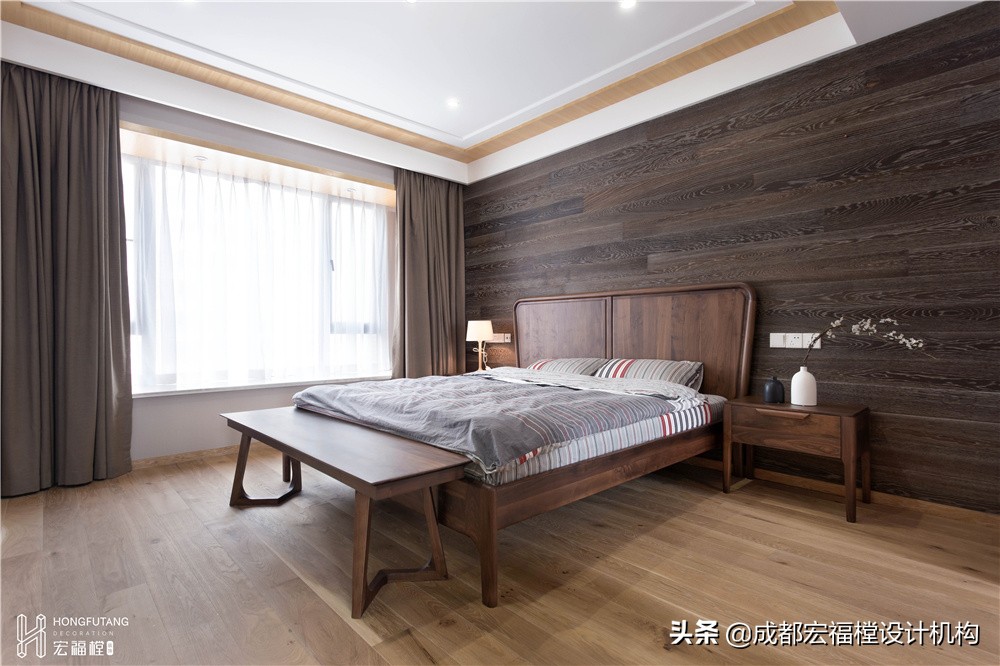 日式简约风格的家,三居室的日式风格