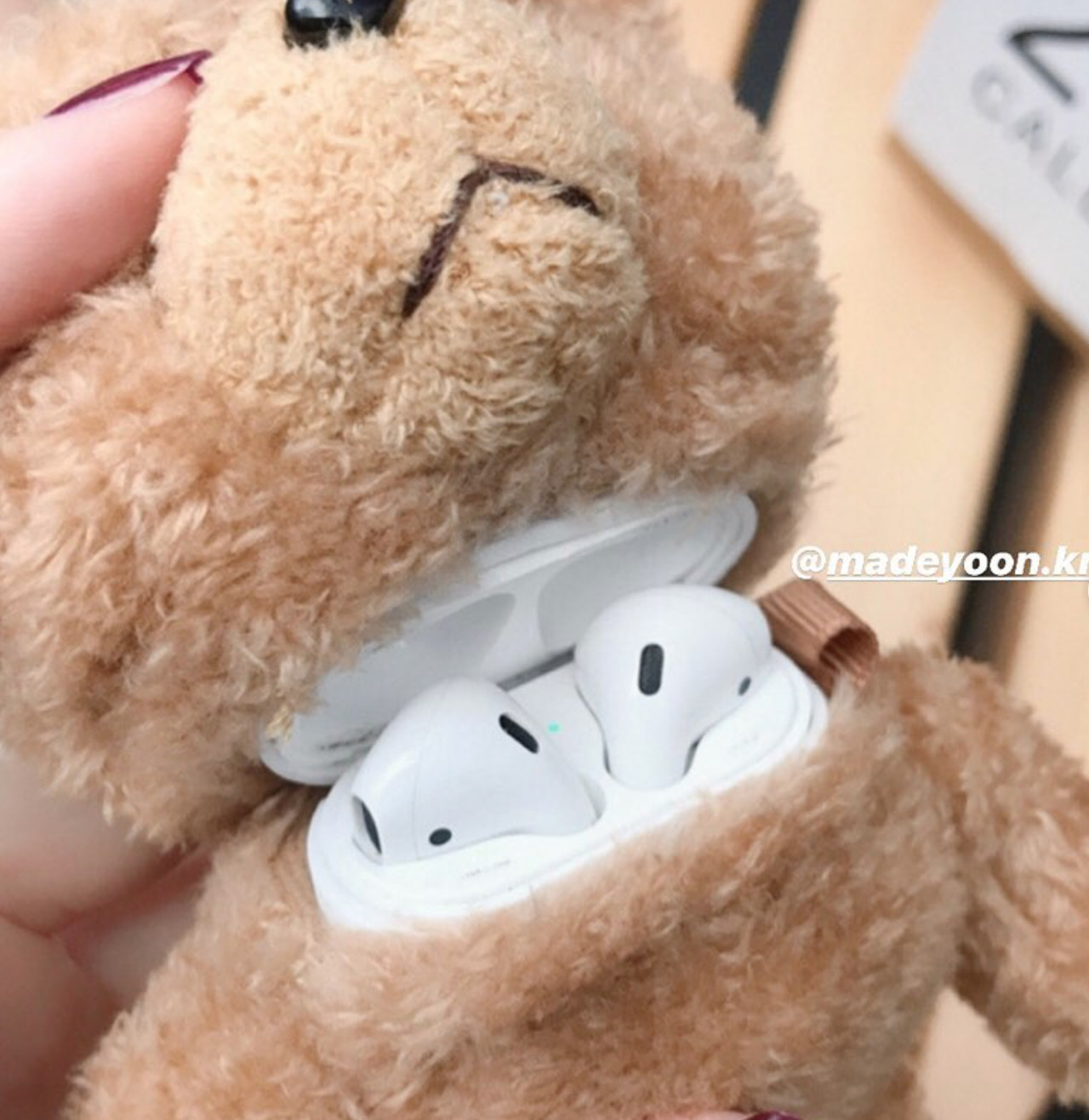 airpods泰迪熊,泰迪熊无线蓝牙耳机