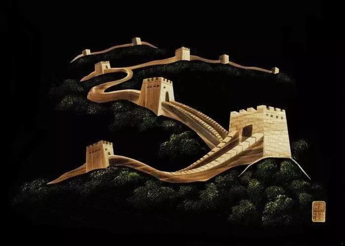 麦秆画芦苇画,最好看的麦秆画