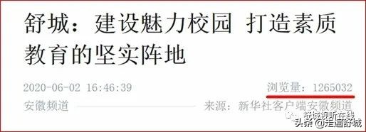 央视报道舒城中学,安徽六安舒城县学校