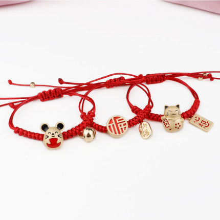 棉麻绳编织手链教程,情侣手链单绳