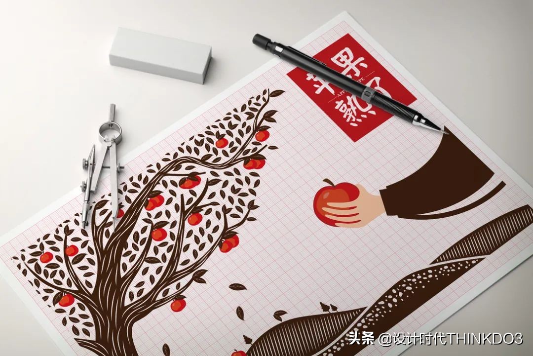 水果高端礼盒包装设计,高端水果礼盒包装设计