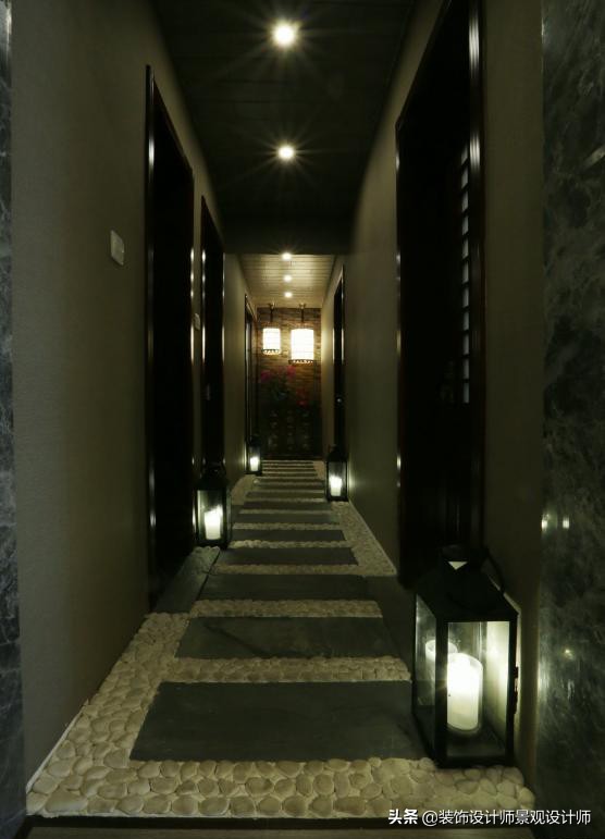 50平米禅意中医养生馆设计图,中医养生理疗会所设计