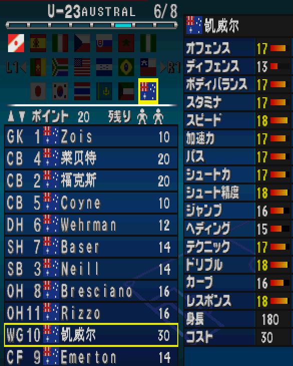 实况足球未来十大球星,实况足球2000球员实力表