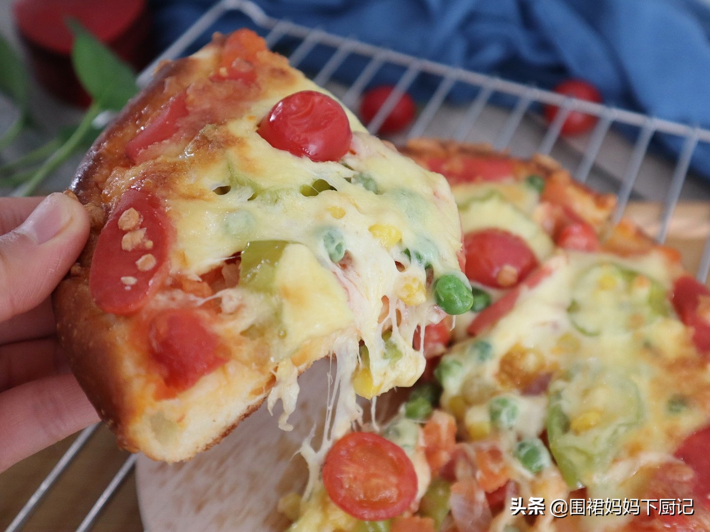 怎么做披萨饼皮酥脆,在家做披萨饼的饼皮