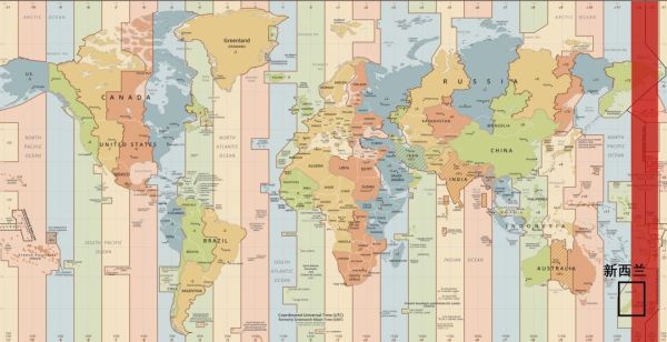 不同时区世界各地人们生活介绍,全球24个时区都有自己的标准时间