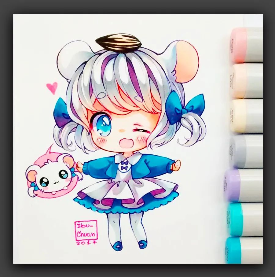 卡通动漫人物绘画素材9-12岁,绘画学习图文