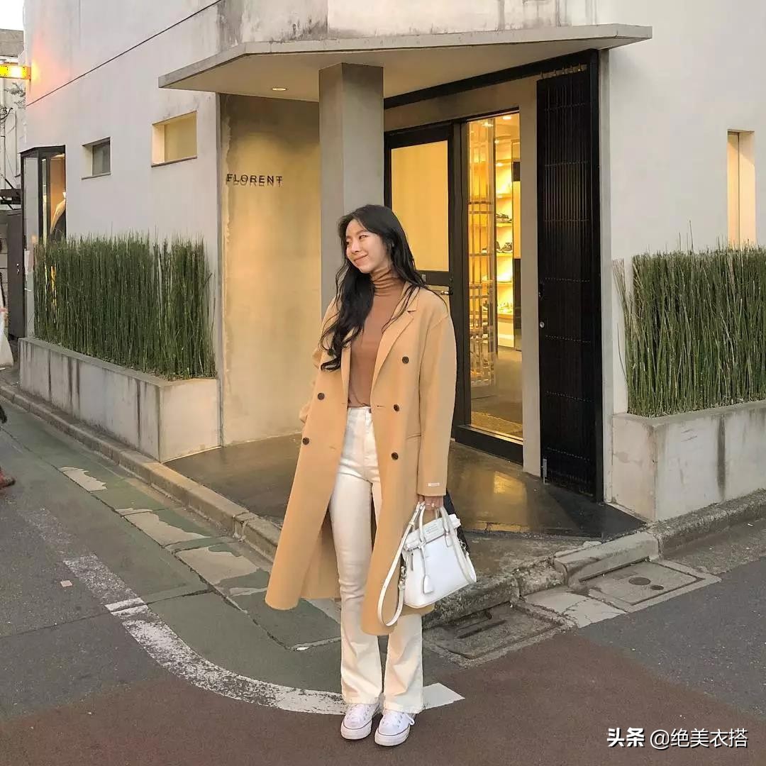 秋冬小黑裤子穿搭小个子,秋冬高级感穿搭裤子直筒裤