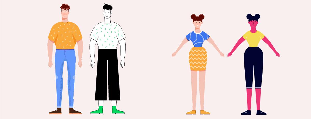 插画组件库用途,插画人物组件化