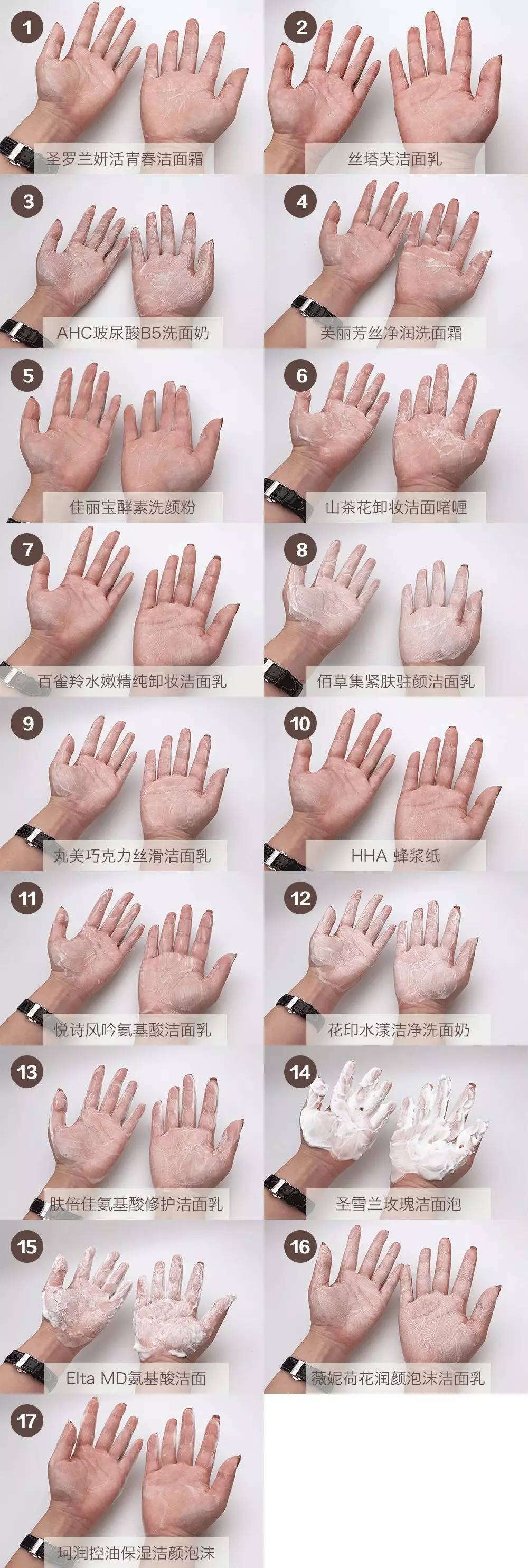 缤肌氨基酸净润洗面奶测评,十款热门洗面奶亲身测评小编给你