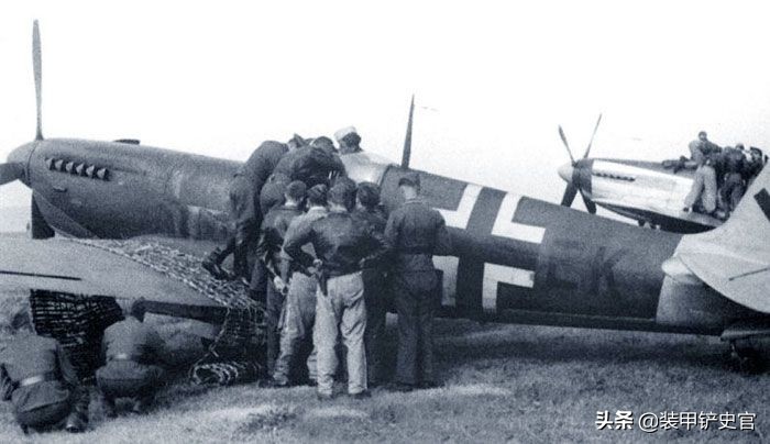 法国飞行员迷航迫降泽西岛,座机被德国人魔改成混血儿