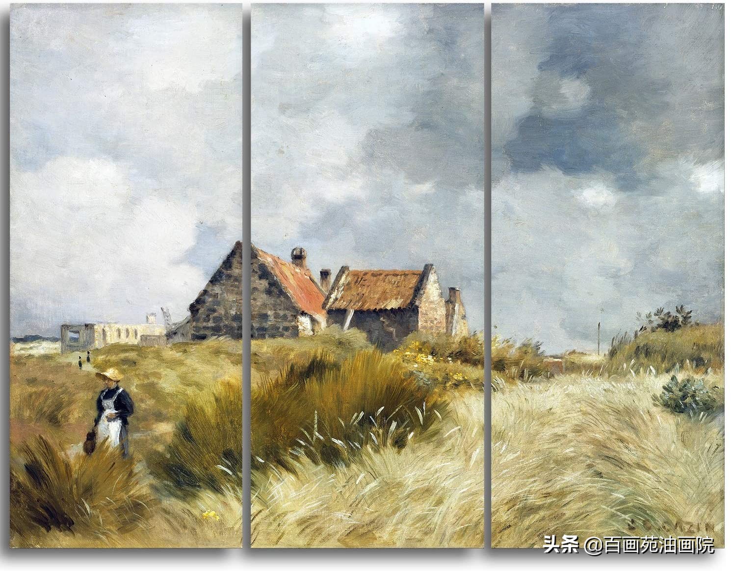 风景油画高清大图,风景油画视频教程