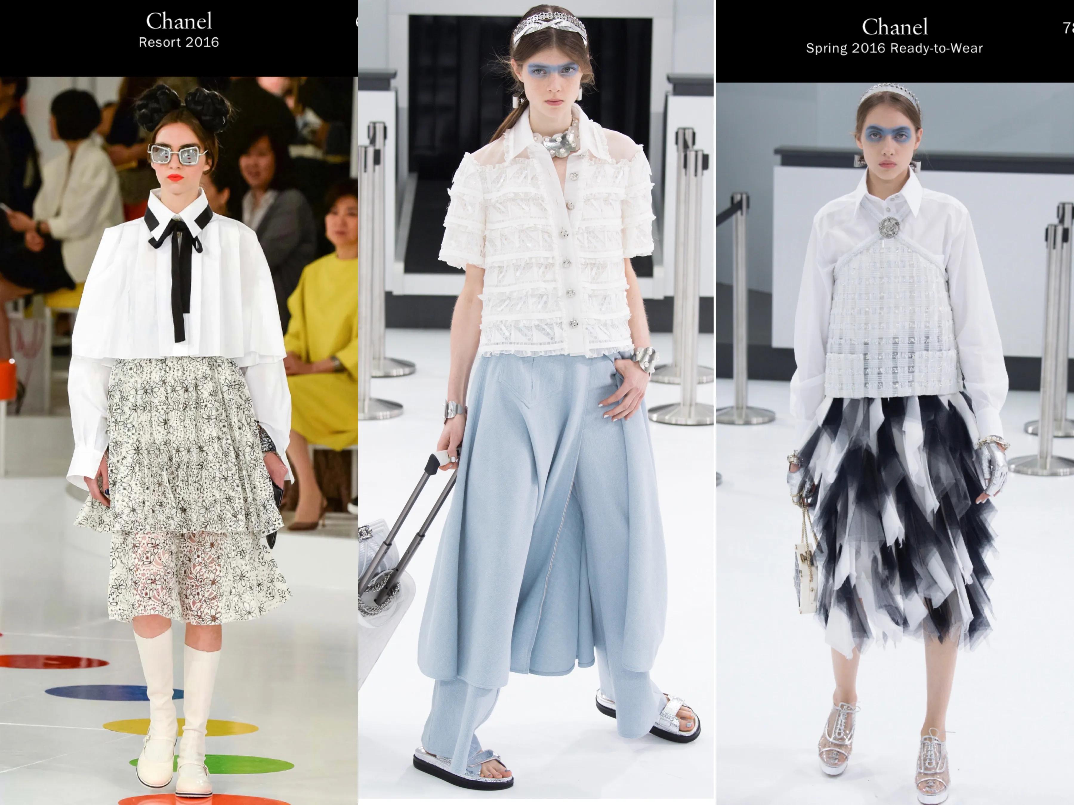 香奈儿立领真丝白衬衫,香奈儿白衬衫