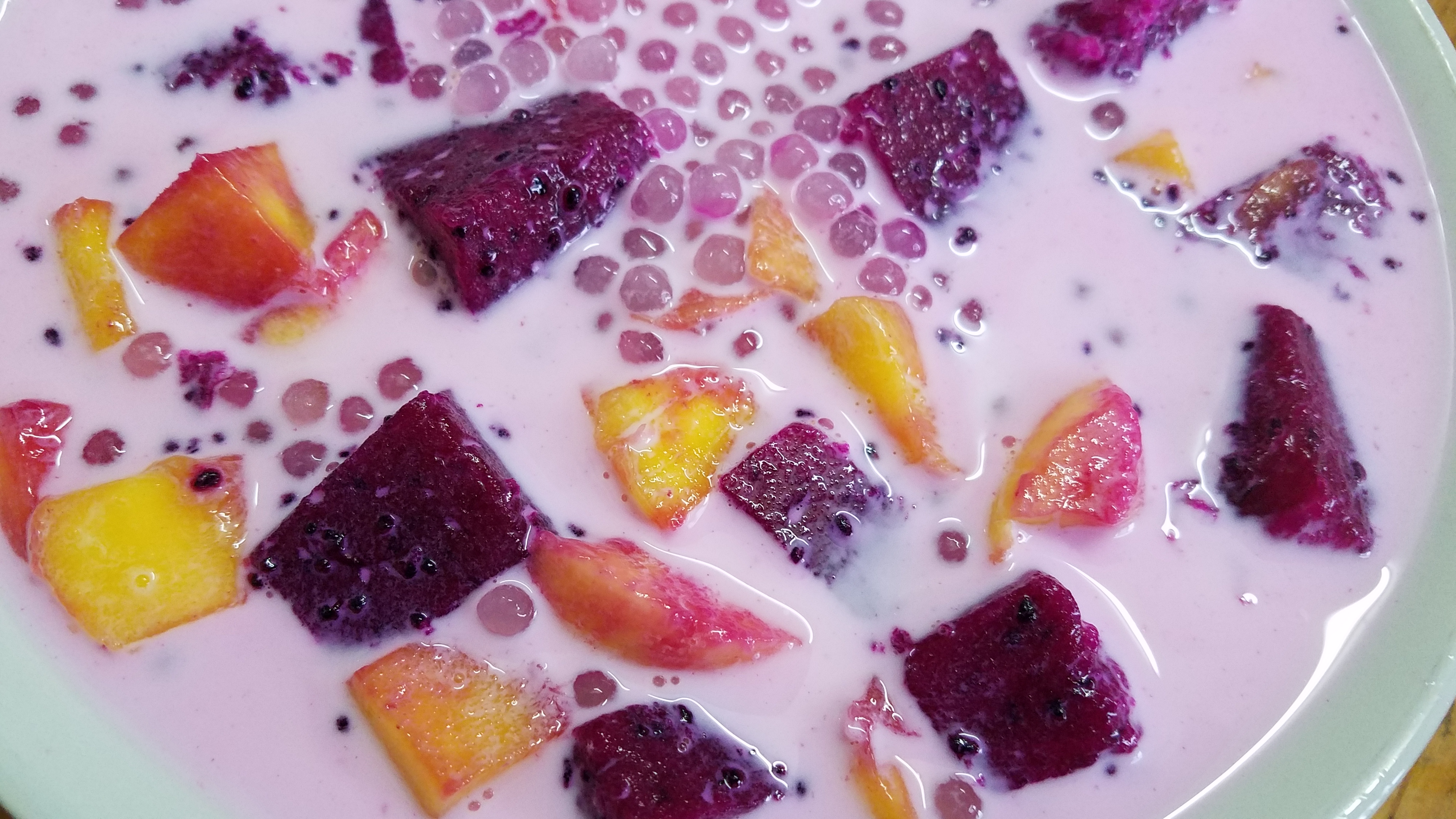 水果西米露做法放什么奶茶,西米露夏天饮品