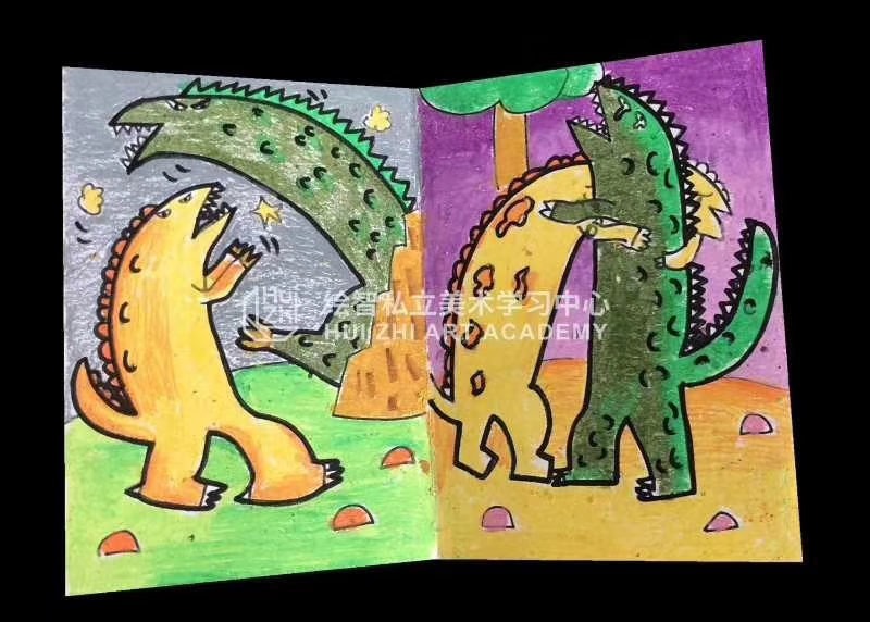 绘智美术作品,绘智美术学校