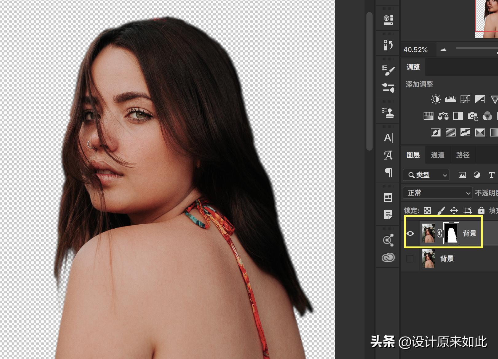 ps画笔毛发,ps初学者详细讲解抠图流程