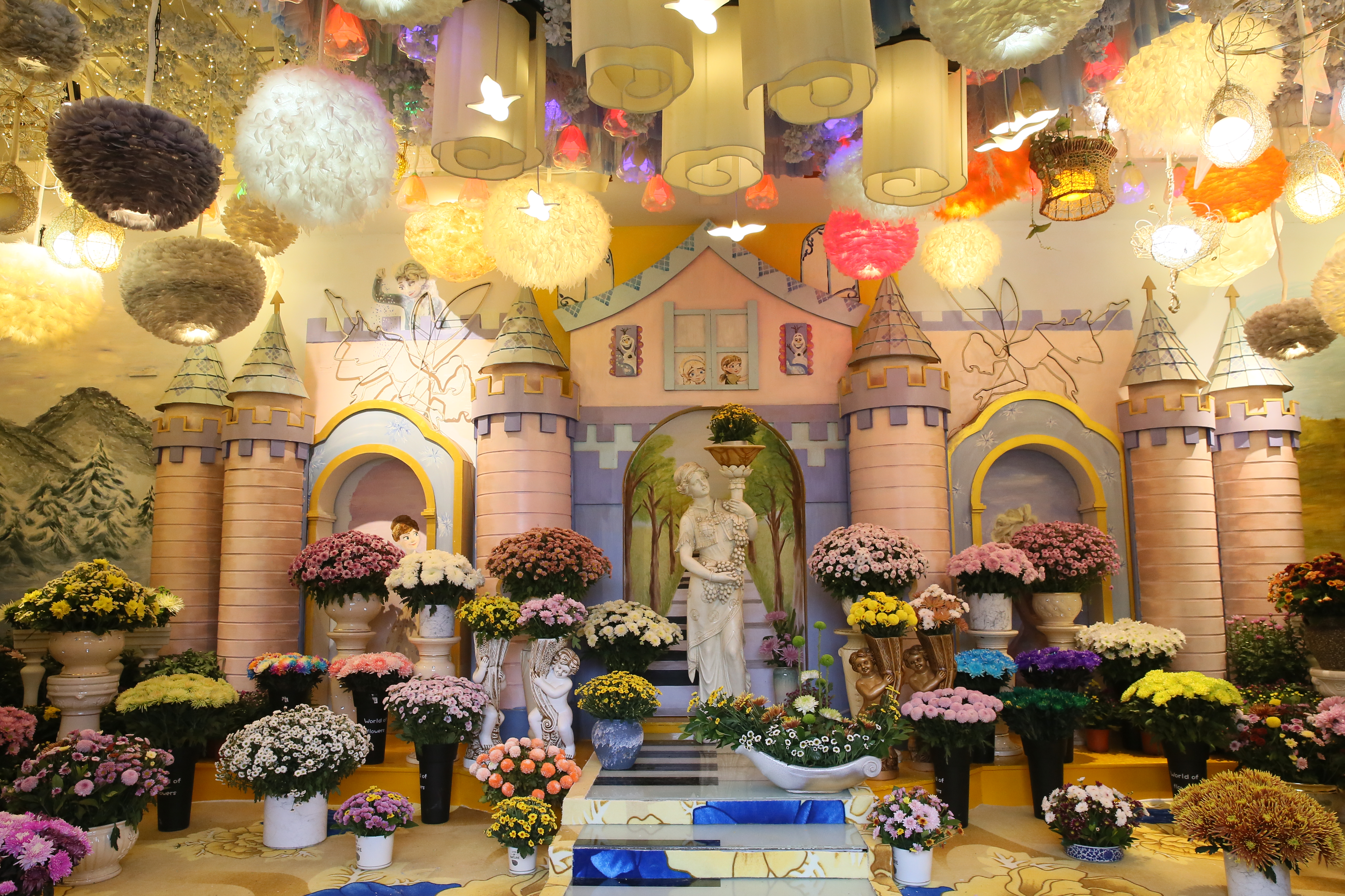 带你看开封清明上河园的菊花展,开封第41届菊花文化节清明上河园