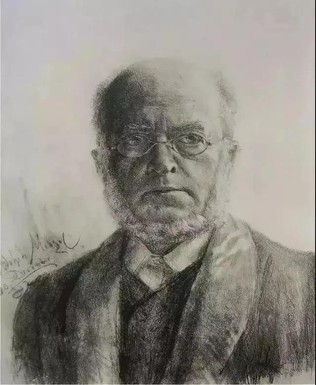 阿道夫门采尔速写作品,门采尔高清速写作品图片