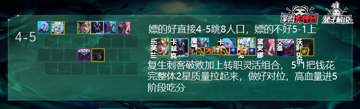 前期就超神5阶段栓条狗都吃分！云顶之弈刺客时代的进击玩法