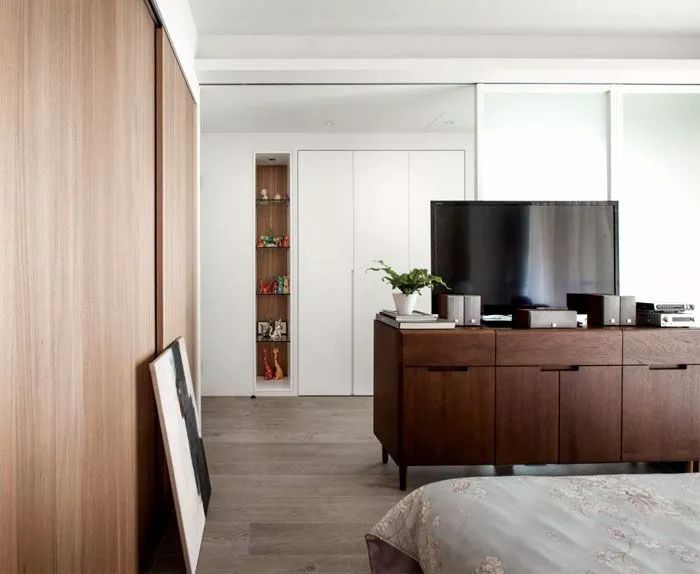 木饰面的背景墙温润的质感,木饰面做背景墙环保耐用吗