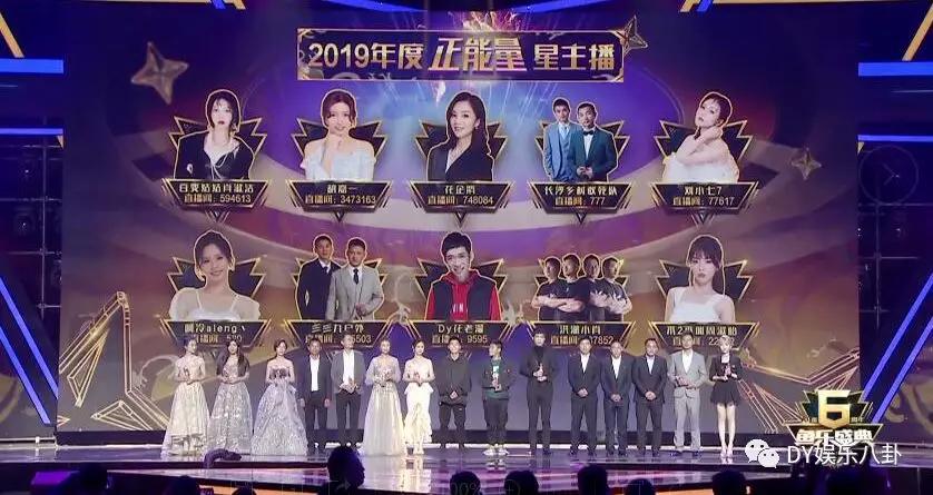 339、敢死队同台领奖！阿冷、大旭领衔“年度正能量主播”