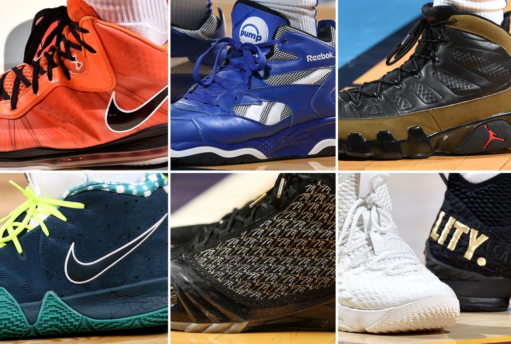 nba球员上脚便宜又好穿的实战球鞋,一周nba赛场8双定制球鞋合集