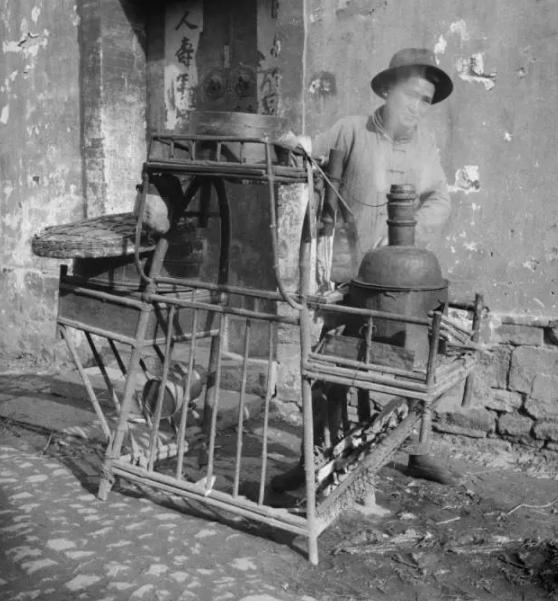 民国上海滩摆摊,中国的地摊文化